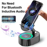 AKLLCCR 5in1 Wireless Speaker  Cellphone Holder with Bluetooth and Induction Audio, Portable Power Bank (3000mAh) with Colorf...