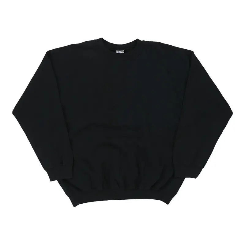 Gildan Sweatshirt - XL Black Cotton Blend