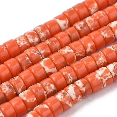 Synthetic Imperial Jasper Beads Strands