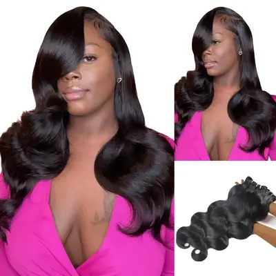 [Wequeen] Body Wave Human Hair Bundles 36\