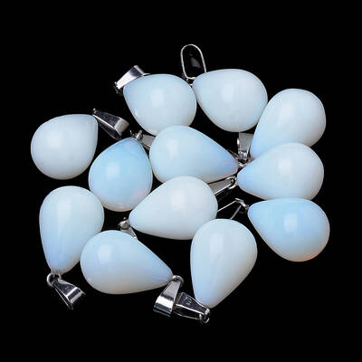 Teardrop Opalite Pendants