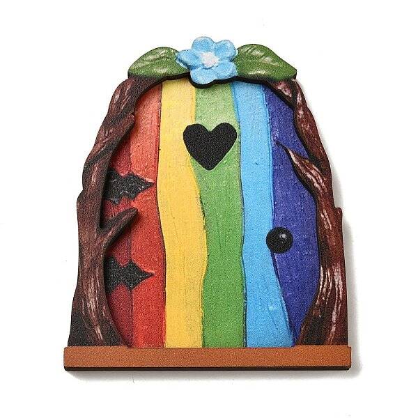 Miniature Wooden Garden Door