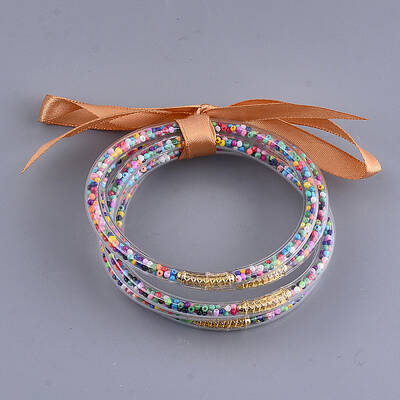 PVC Plastic Buddhist Bangle Sets