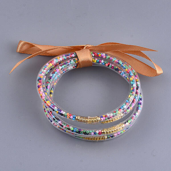 PVC Plastic Buddhist Bangle Sets