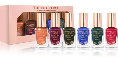 Barry M Diamond Luxe nail polish set 6×10 ml