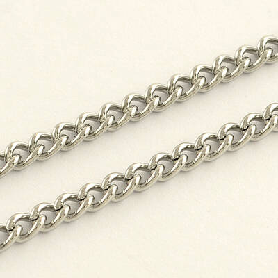 Tarnish Resistant 304 Stainless Steel Curb Chains