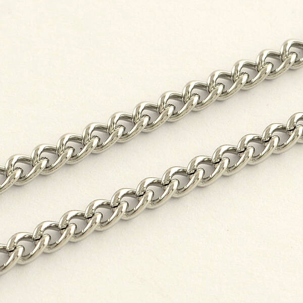 Tarnish Resistant 304 Stainless Steel Curb Chains