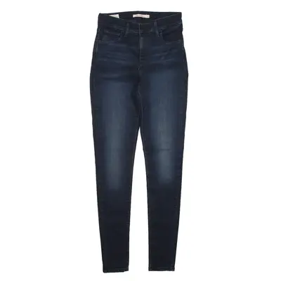 LEVI'S Premium Big E 720 Jeans Blue Denim Slim Skinny Womens W25 L30