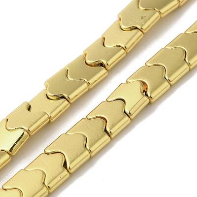 Electroplated Synthetic Non-magnetic Hematite Beads Strands