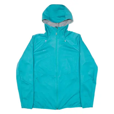 MAMMUT Womens Shell Jacket Blue Hooded L