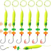 3PCS Catfish Rig-Santee Cooper Style Fishing Gear with Rattle Floats,  6/0, 8/0 Circle Hooks, Perfect for Lake, River, Bank F...