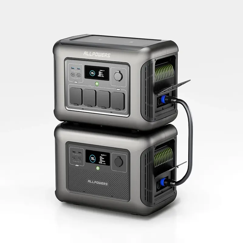 ALLPOWERS R1500+ B1000 Expansion Battery LiFePO4 Battery Backup Power