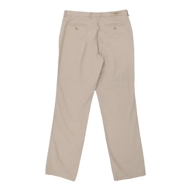 Nuviluni Trousers - 36W 34L Beige Cotton