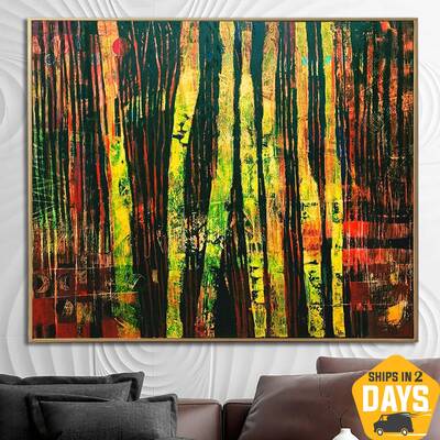 Extra Large Original Abstract Colorful Paintings On Canvas Modern Textured Painting Creative Fine Art Oil Painting | TERRAIN ...
