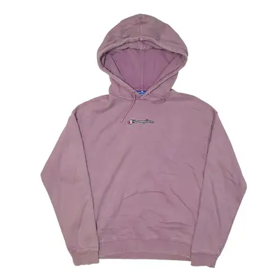 CHAMPION Hoodie Purple Pullover Womens L