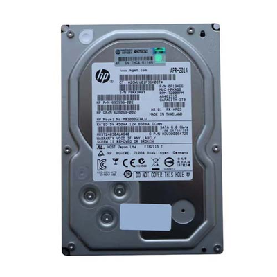 695996-002 HP 3TB 6Gb/s SATA 7200 3.5-Inch Hard Drive