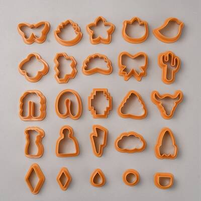 25pcs Plastic Molds