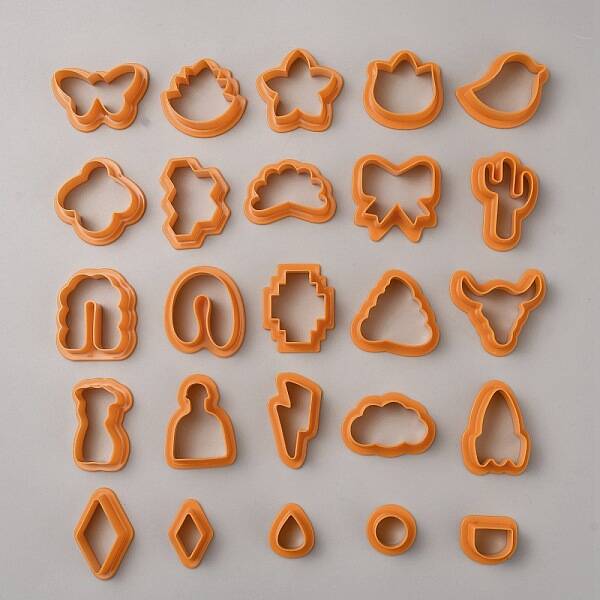 25pcs Plastic Molds