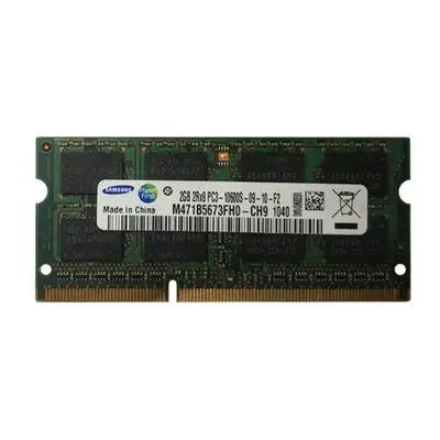 Samsung M471B5673FHO-CH9 | 2GB DDR3-1333MHz PC3-10600 Non-ECC Unbuffered SODIMM CL9 2Rx8 1.5V 204-Pin Memory Module