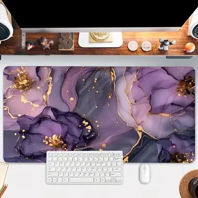 Oil Painting Pattern Extended Mouse Pad, 1 Count Large Gaming Mouse Pad, Non-slip Personalized Mouse Pad For Home Office Desk...