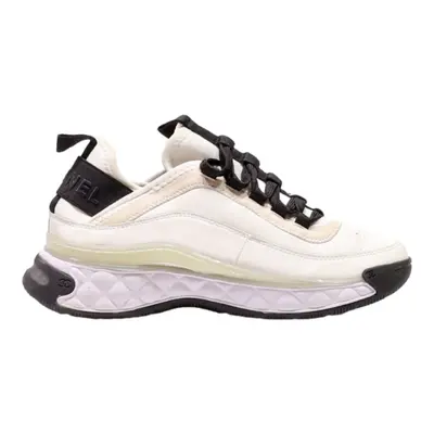CHANEL Sneaker Trainers White Synthetic Womens UK 5