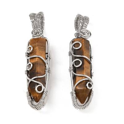 Natural Tiger Eye Pendants