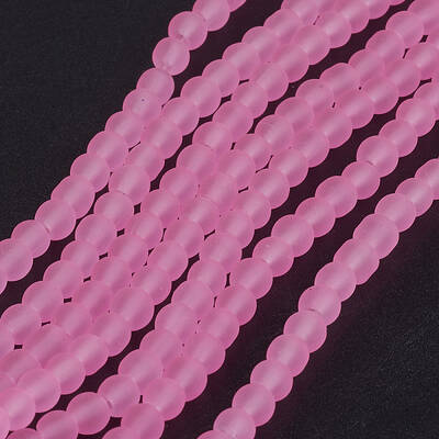 Transparent Glass Bead Strands