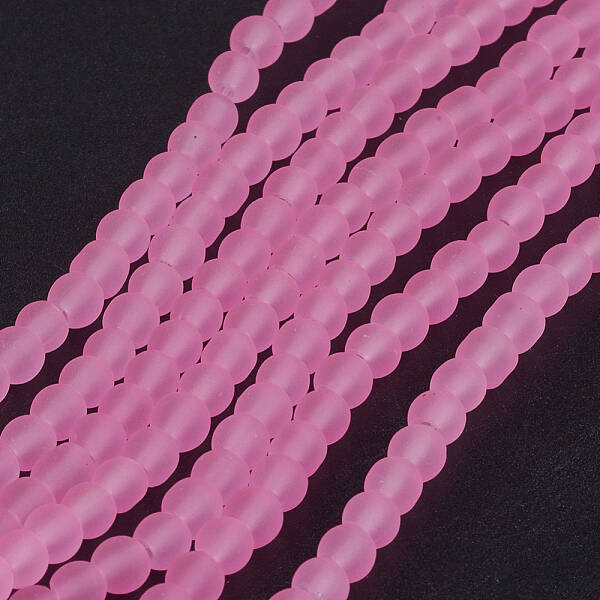 Transparent Glass Bead Strands