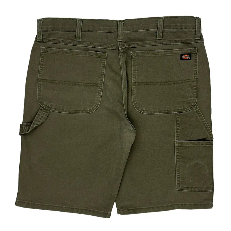 Dickies Carpenter Shorts - 35W 10L Khaki Cotton Blend | Size: 35″ waist