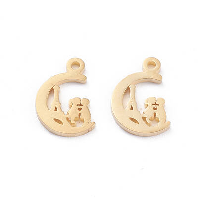 Valentine's Day 304 Stainless Steel Charms