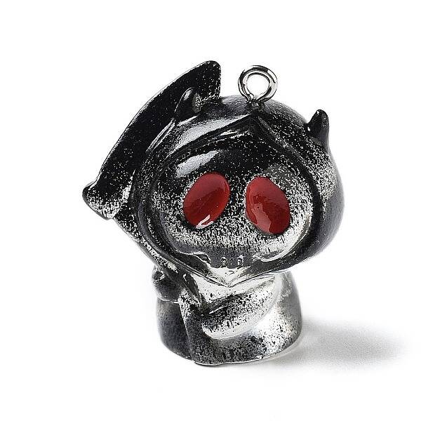 Halloween Theme Baking Painted Resin Pendants