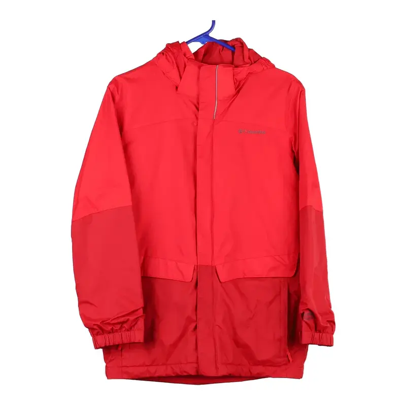 Age 14-16 Columbia Jacket - Large Red Polyester
