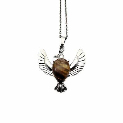Peace Dove Water Droplet Crystal Necklace Pendant Fashion Ornament Simple Pendant