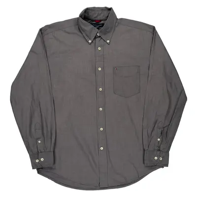 Tommy Hilfiger Shirt - Large Grey Cotton