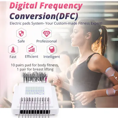 Digital Frequency Conversion System Microcurrent Stimulation Breast Enhance Body Slimming Machine for Spa Salon Studio Home U...