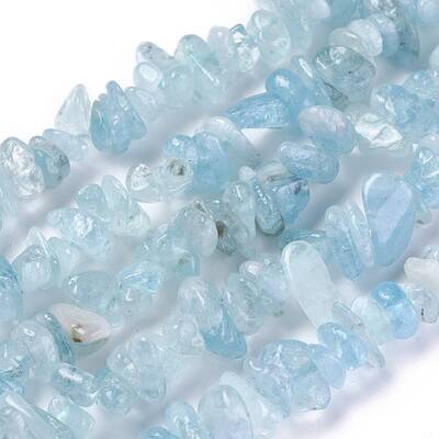 Natural Aquamarine Beads Strands