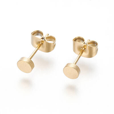 304 Stainless Steel Stud Earrings
