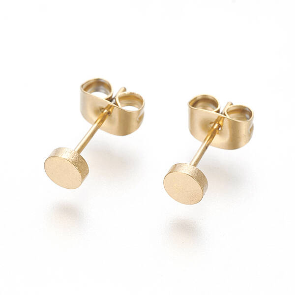 304 Stainless Steel Stud Earrings
