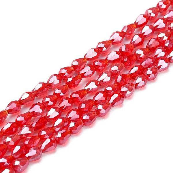 Electroplate Glass Beads Strands