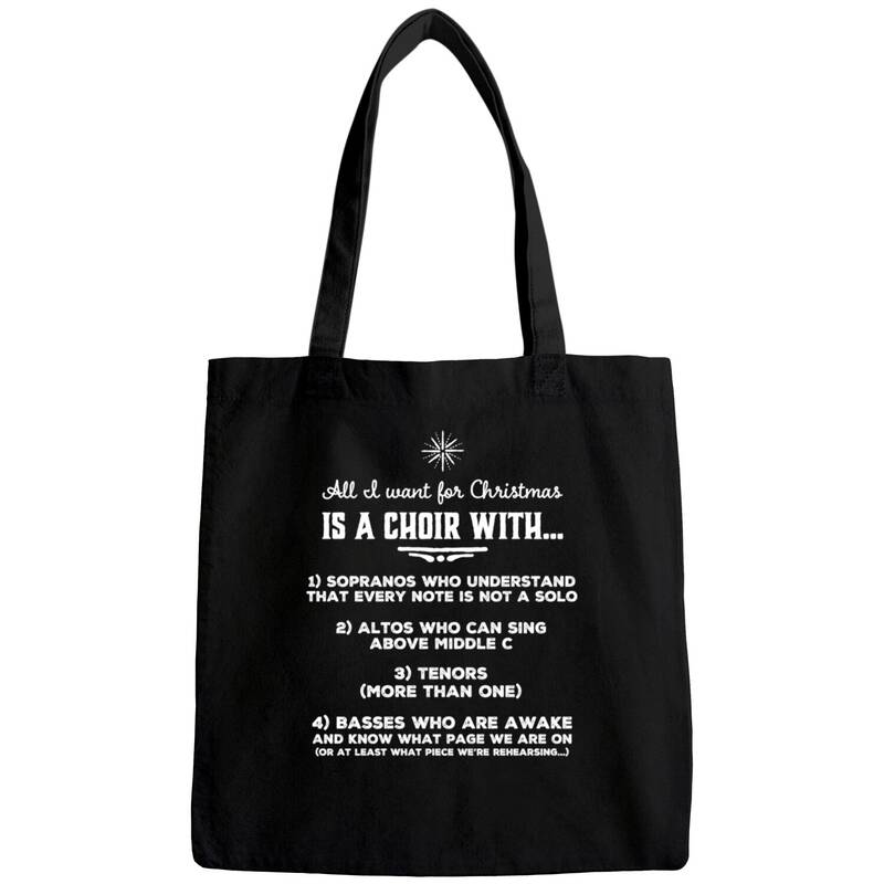 Funny Choir Director Designthe Perfect Christmas! Bags