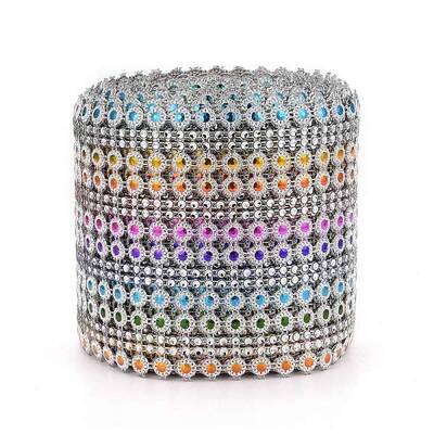 16 Rows Plastic Diamond Mesh Wrap Roll