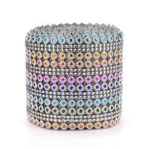 16 Rows Plastic Diamond Mesh Wrap Roll