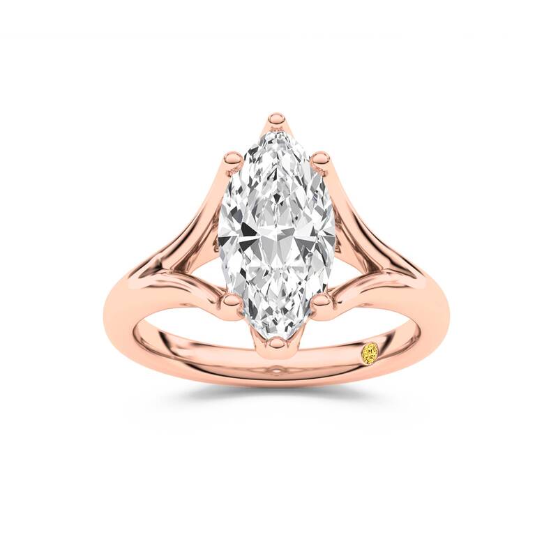 Rosie Marquise Lab Grown Diamond Engagement Ring | Rose Gold 1-4 Ct. TW.