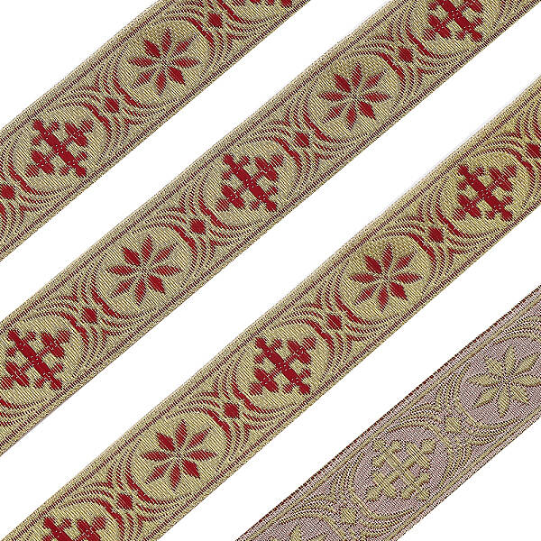 Ethnic Style Polyester Jacquard Ribbon