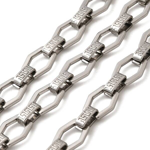 304 Stainless Steel Hexagon Link Chains