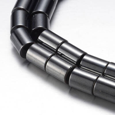 Magnetic Synthetic Hematite Bead Strands