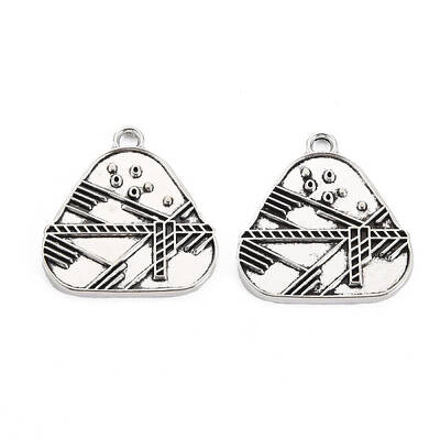 Tibetan Style Alloy Pendant Enamel Settings