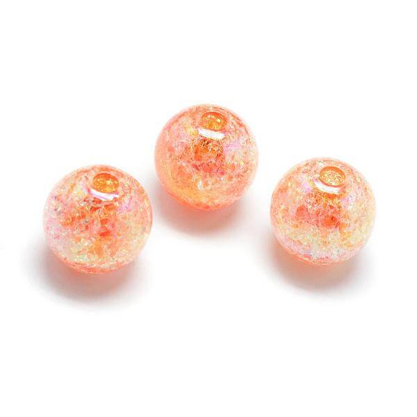 Crackle Style Acrylic Beads
