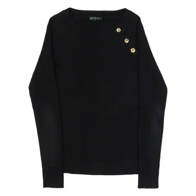 LAUREN RALPH LAUREN Stretch Womens Jumper Blue Tight Knit S