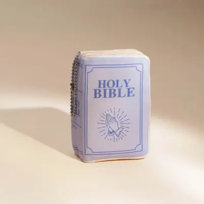 Fete Mini Bible Pillow Charm - Home Decorative Pillow Accessory, Bag Accessory, Biblical Keychain